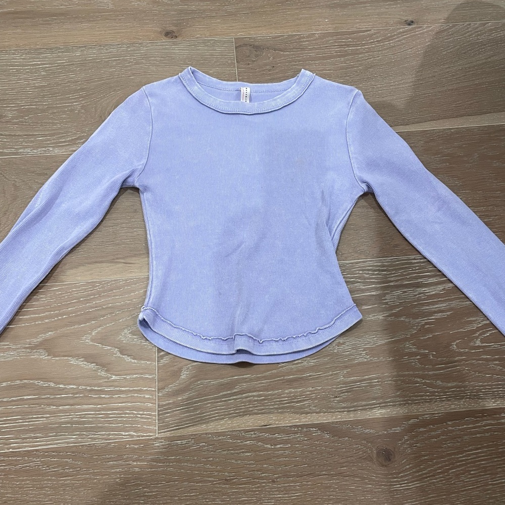 FP Movement by Free People Light Purple Long Sleeve Top